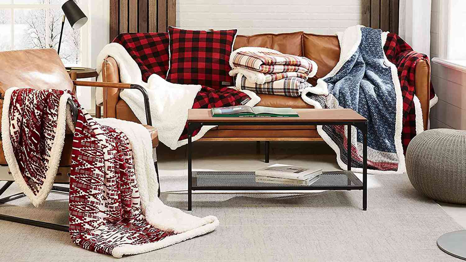 VARIOUS PENGUIN FLEECE BLANKET House Decor New House Gift Sofa Fleece Blanket 