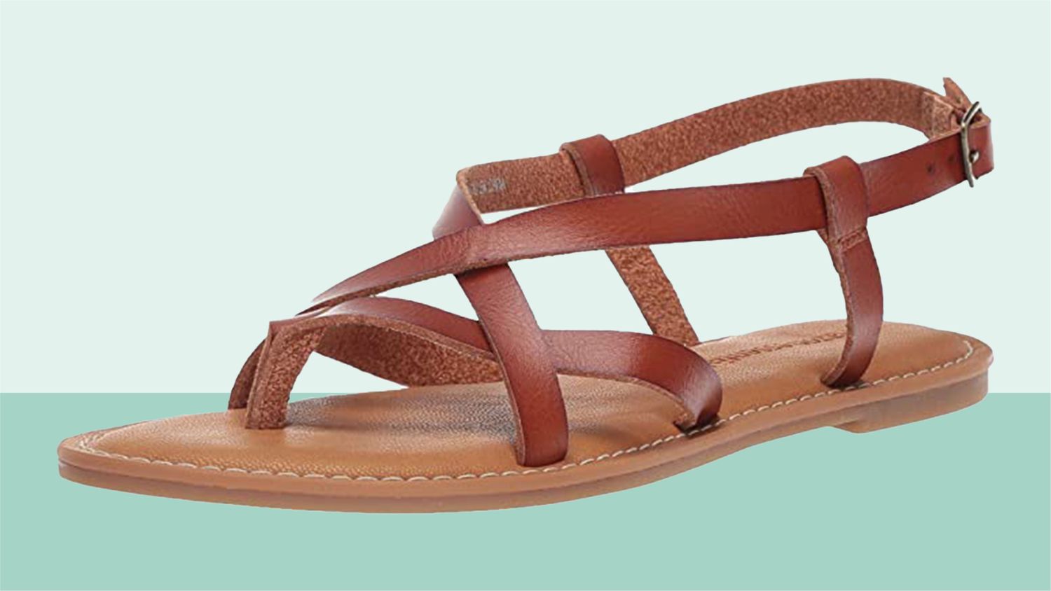 Essentials Women's Flat with Sling Back Sandal