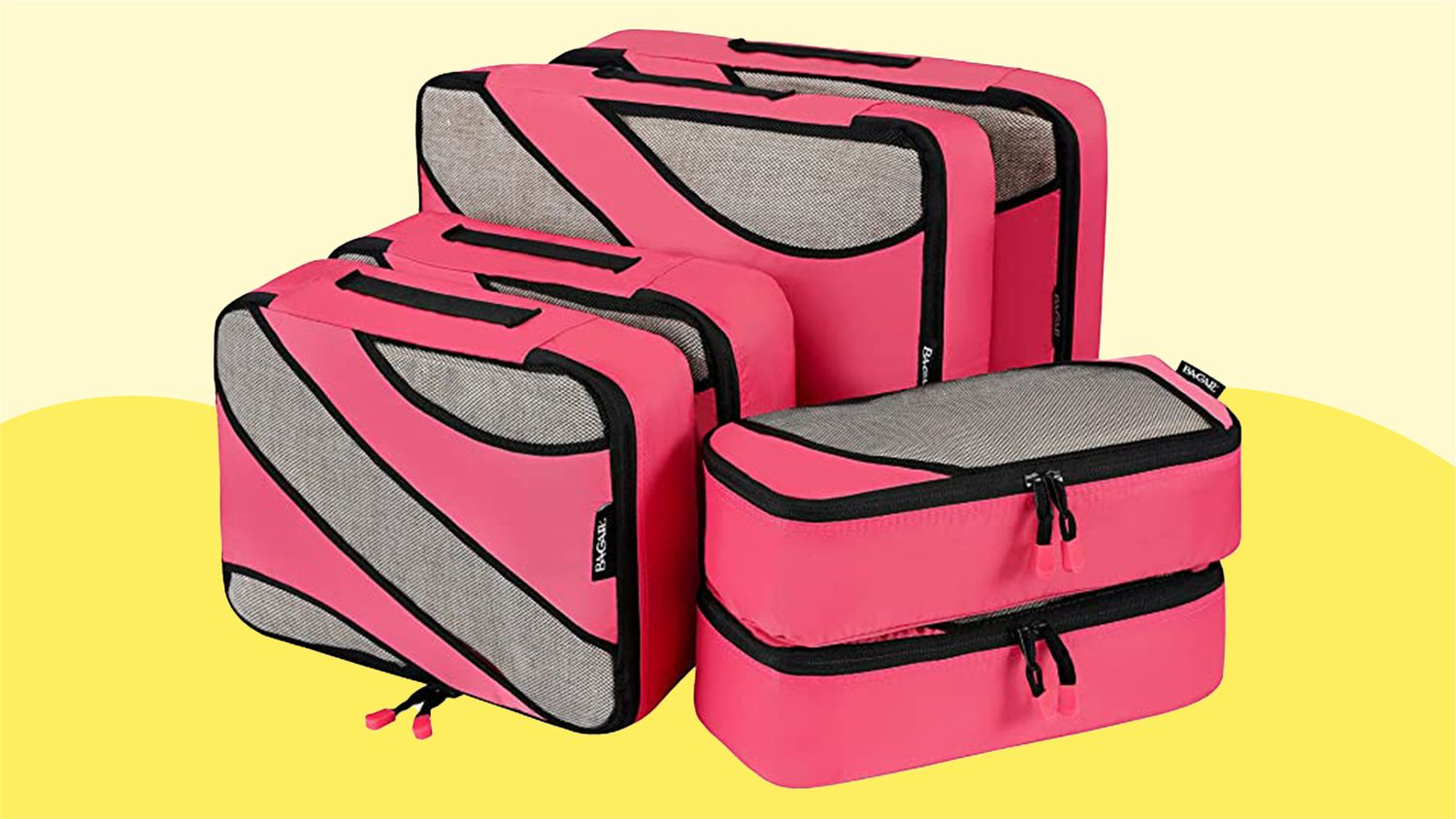 6 Sets Packing Cubes Travel Luggage  Bag Organizer Planners Storage Bag 
