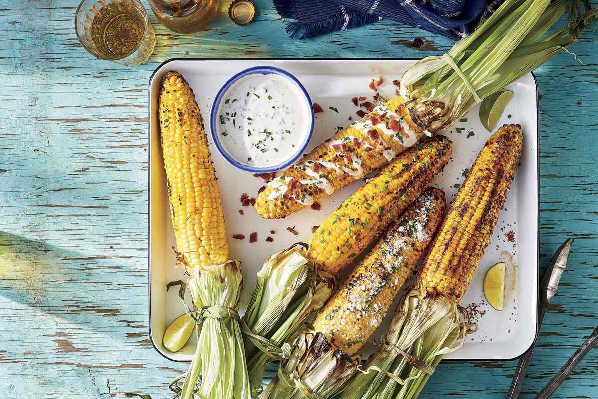 Classic Grilled Corn On The Cob How To Grill Corn Southern Living,How Big Is A King Size Bed Compared To A Queen