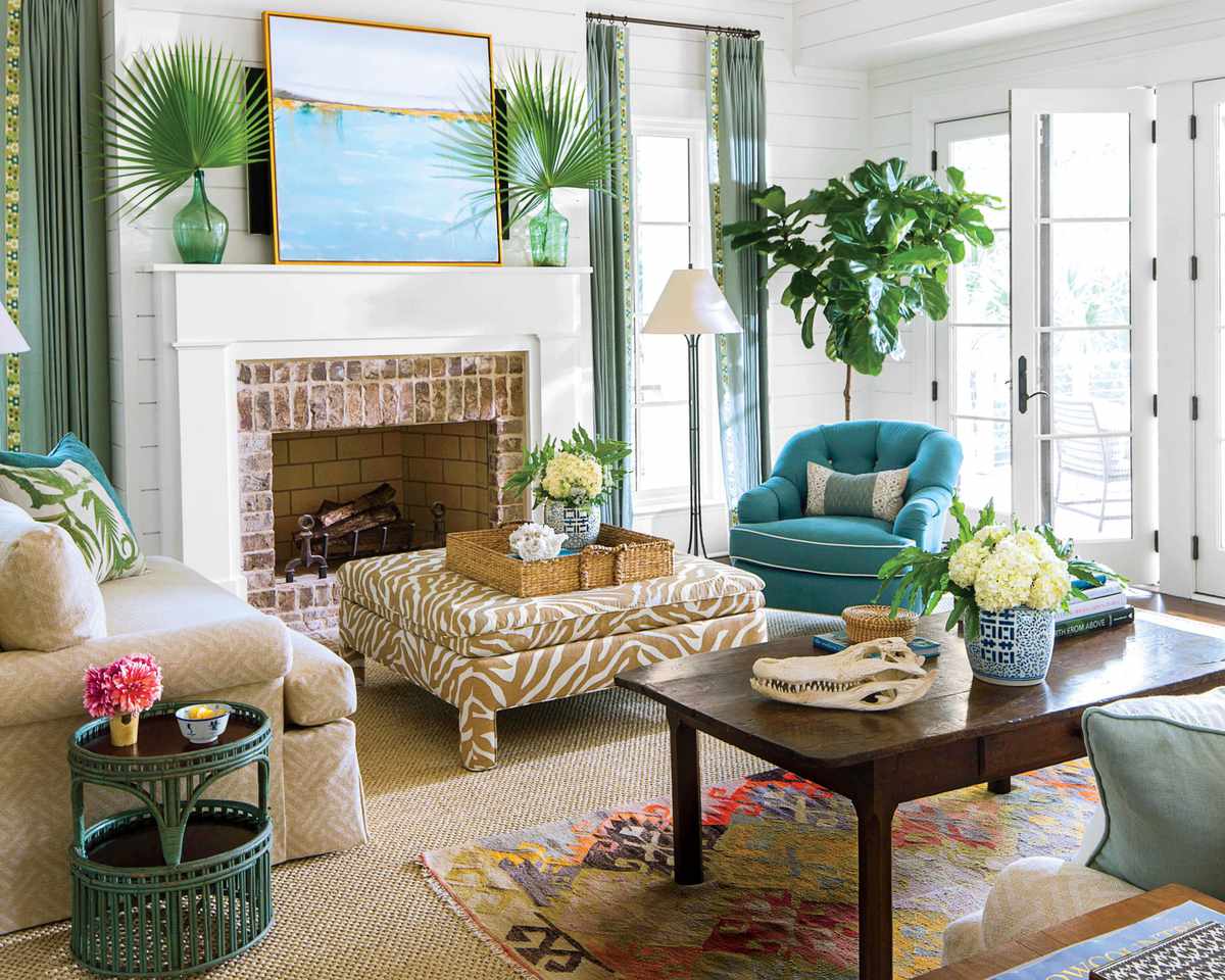 Beach Living Room Decorating Ideas, Southern Living Living Rooms