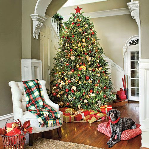 Christmas Tree Pine Needle Mini Decoration Home Xmas Decor Ornaments Holiday DIY 