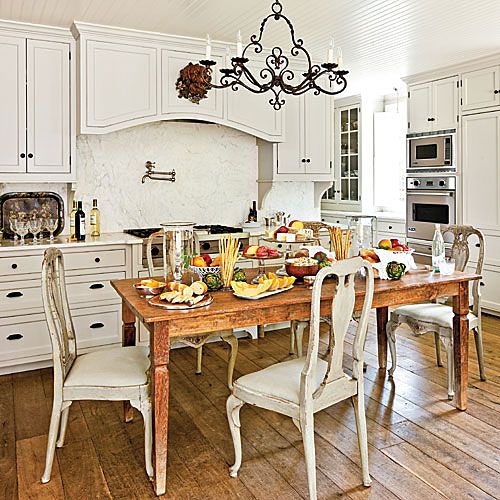 Simply Beautiful Farm Tables Southern, Farm Table Dining Room Chairs