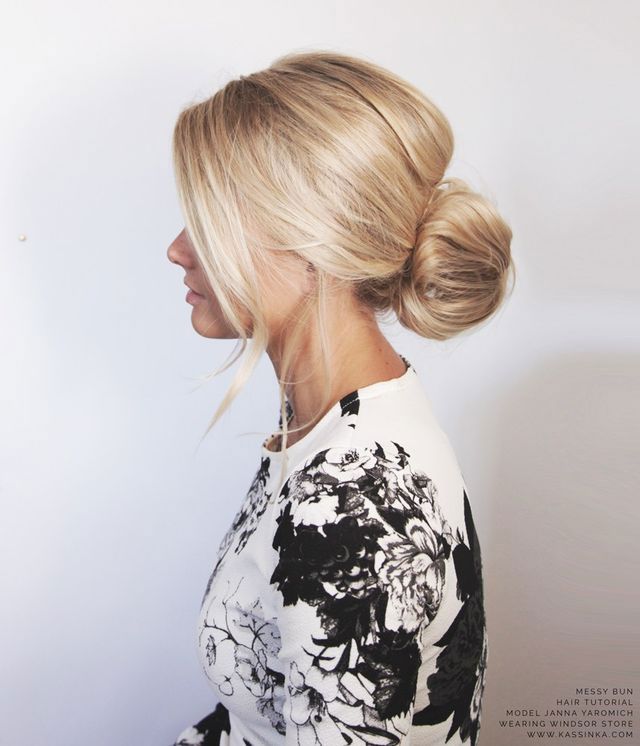 Messy Bun Hairstyles That Ll Still Have You Looking Polished