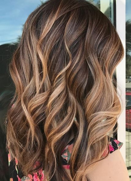 Gorgeous Brown Hairstyles With Blonde Highlights