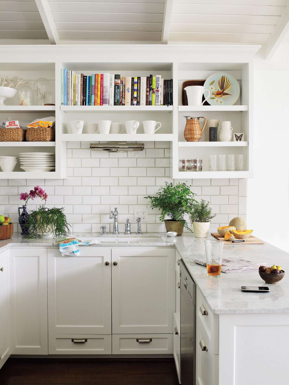 Open Shelving In My Kitchen, What To Place On Open Kitchen Shelves