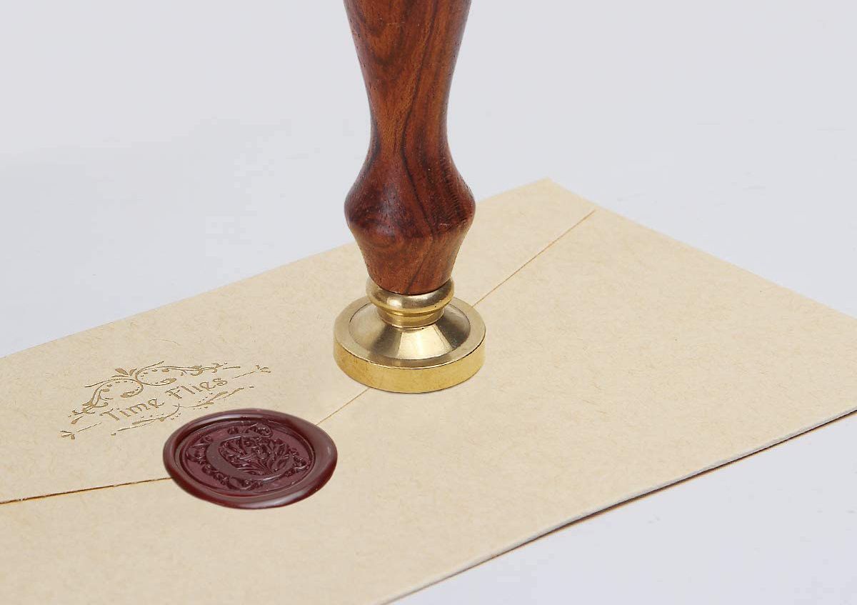 Wax Seal Engraved Sealing Stamp for DIY Envelope Letter Picture Xmas Gift #7 