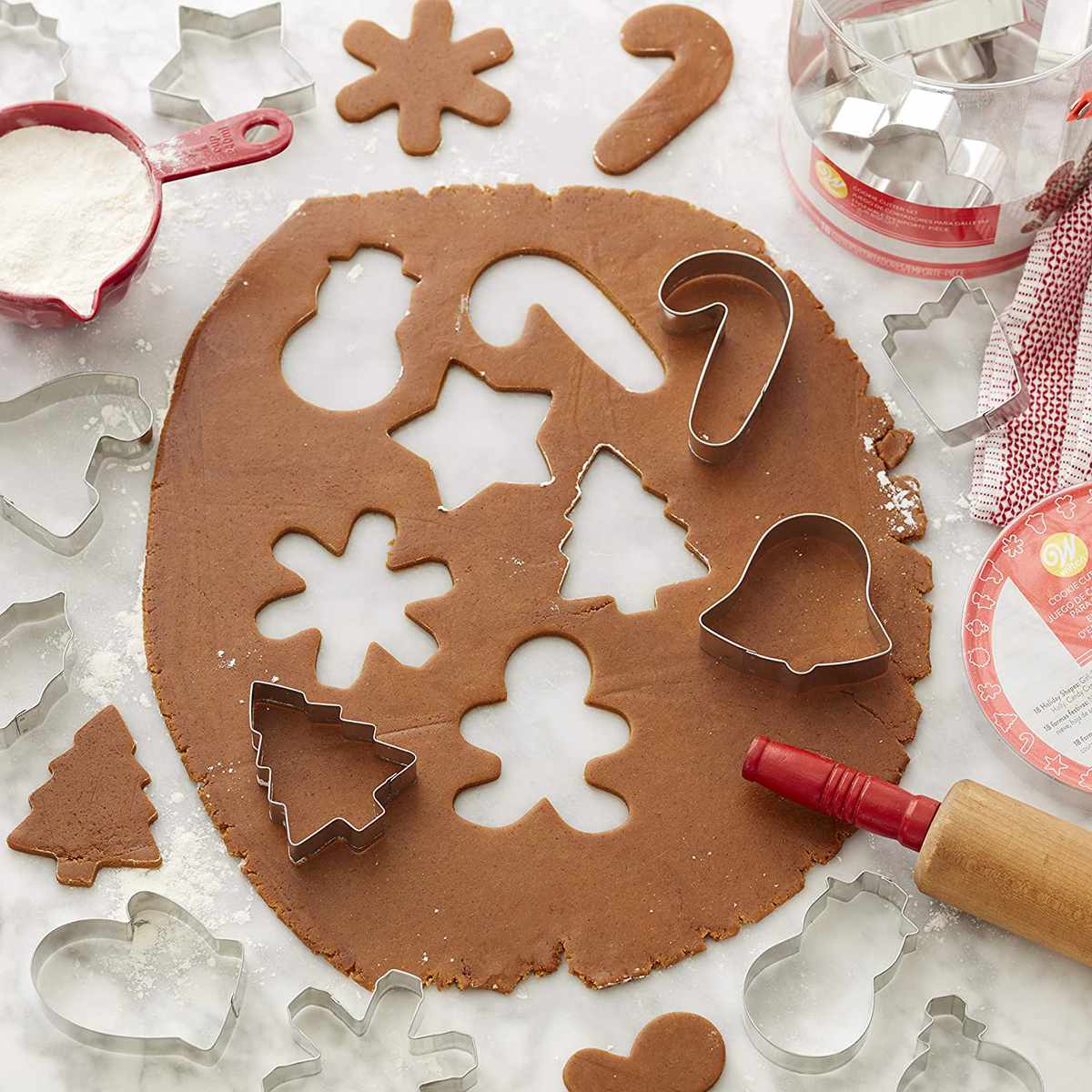 Christmas Cookie Cutter Set Gingerbread house Biscuit 18 Piece Stainless Steel 
