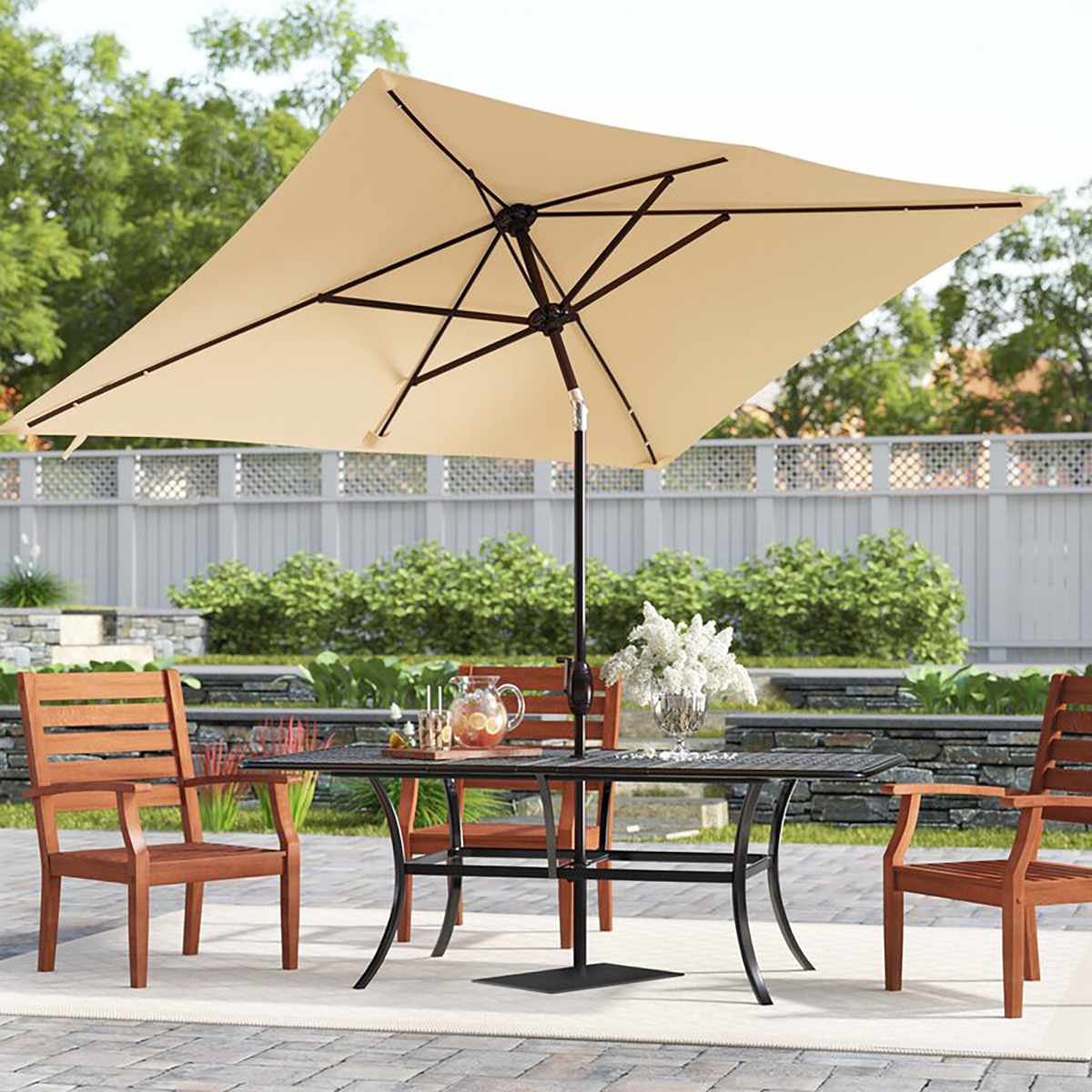 The Best Patio Umbrellas For Your Space According To Wayfair Southern Living - What S The Best Patio Umbrella