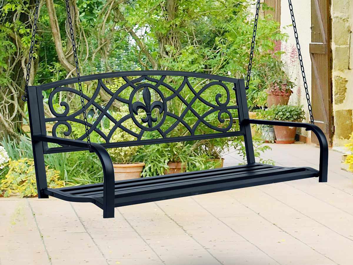 The 11 Best Porch Swings Of 2021, Round Metal Porch Swing Frame