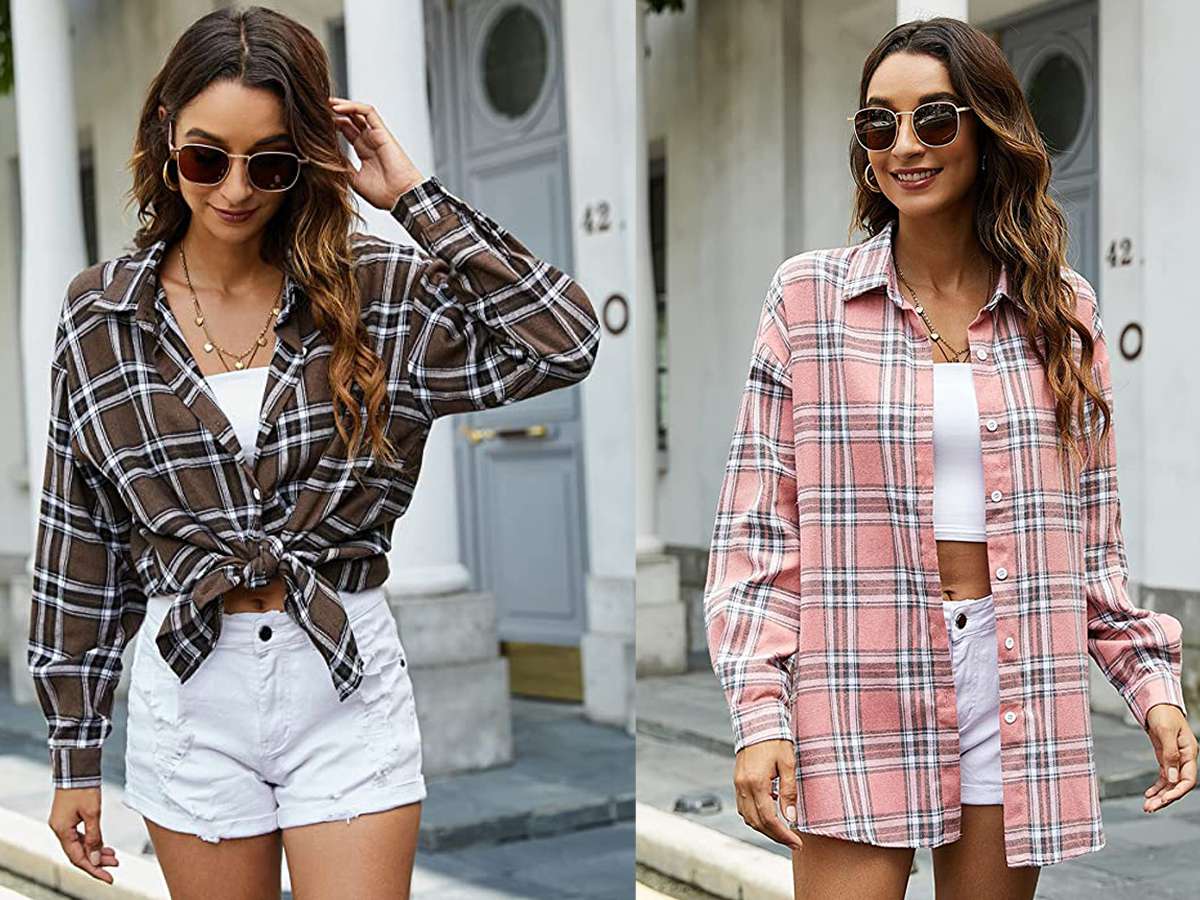 8 Flannel Shirts for Women on Amazon ...