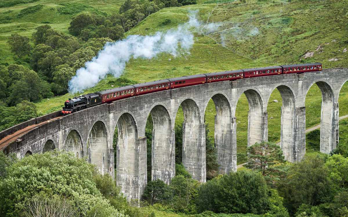 Image result for Harry Potter train ride in Scotland