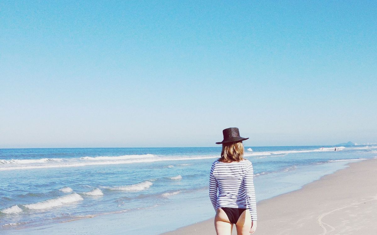 Womens Beach Crop Tops Pullover Sweatshirt Kawaii Long Sleeve Tops Blouse 