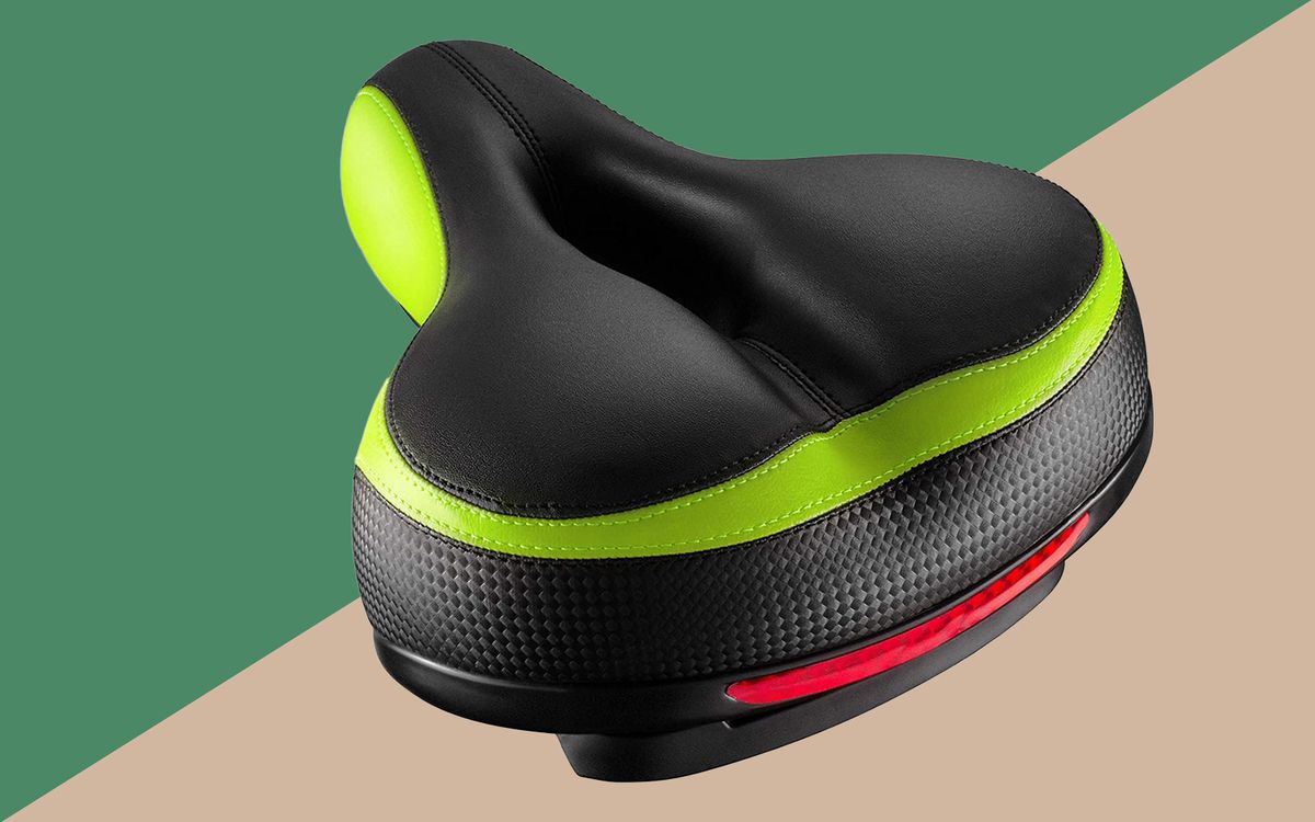 Universal Ultra-soft Wide Cushion Bike Seat Black for Mens Padded Bicycle Saddle