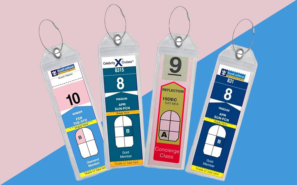 2 Pack Luggage Tags Camping Cruise Luggage Tag For Travel Tags Accessories