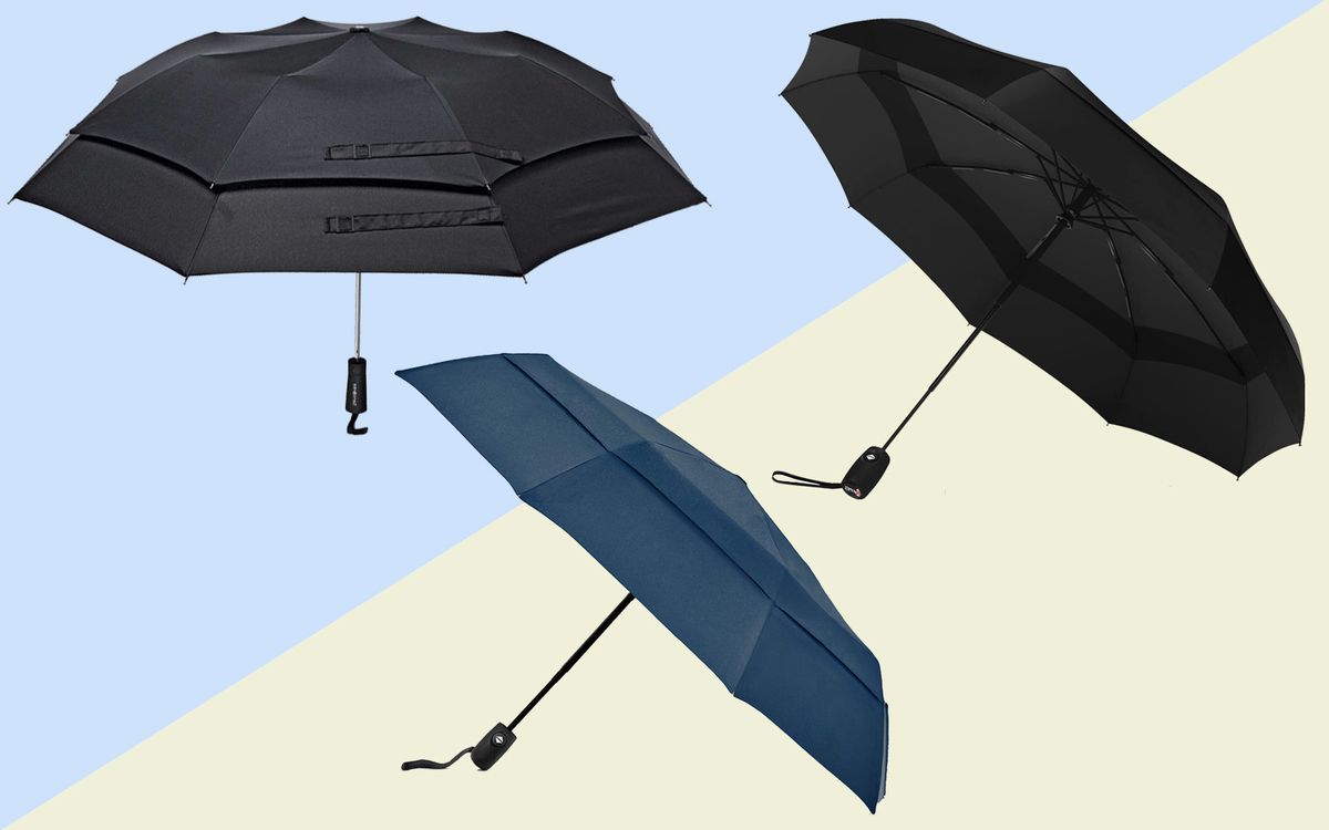 Custom Sailing Ship Compact Travel Windproof Rainproof Foldable Umbrella