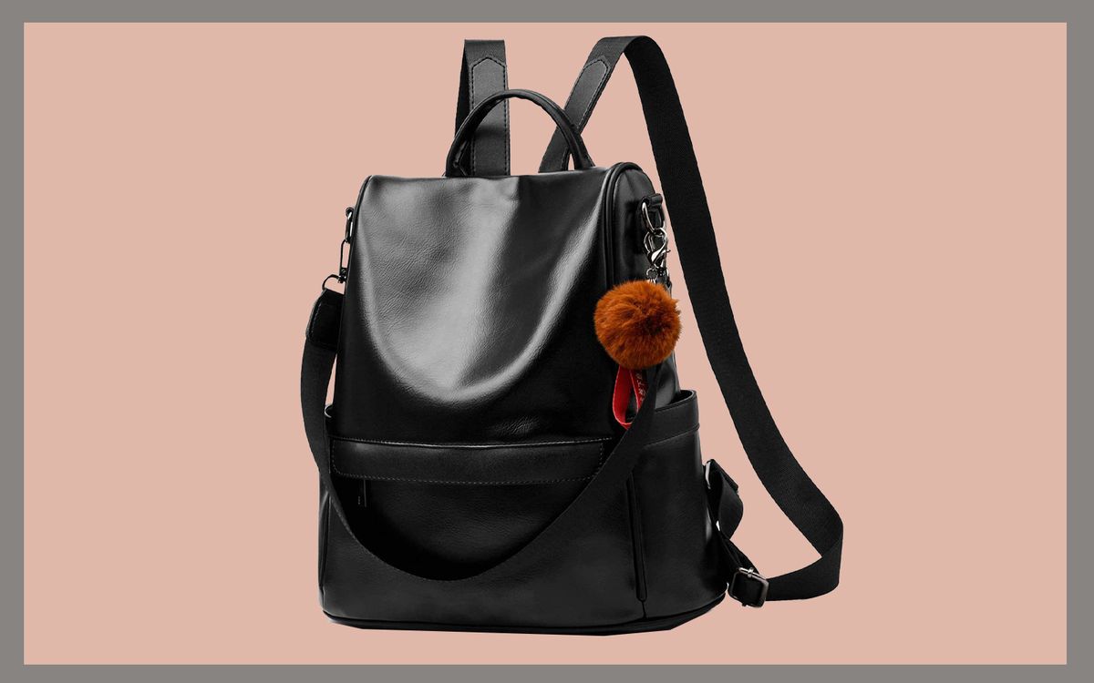 SLH Plaid Backpack Female Shoulders Wild Girl Anti-Theft Travel Bag 
