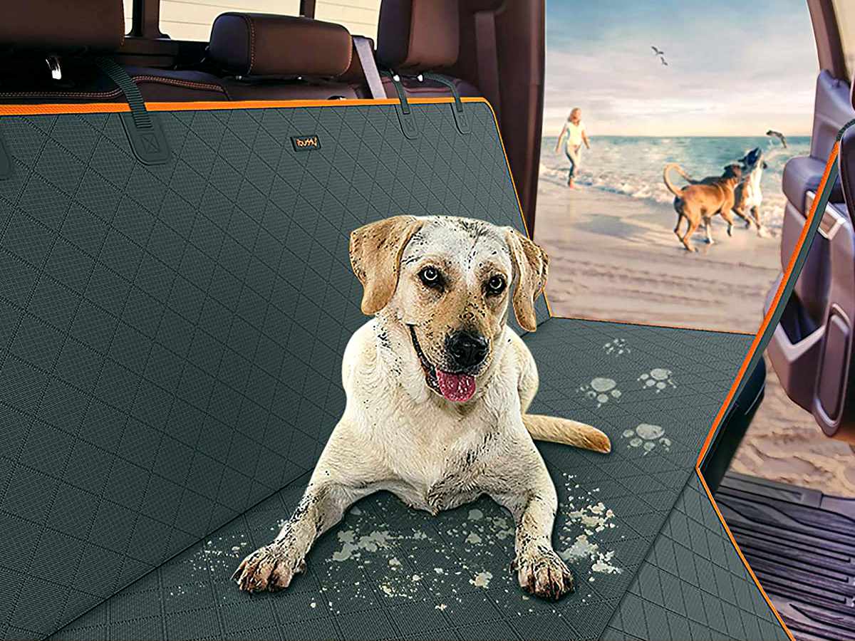 I Love This Backseat Car Cover For Dogs Road Trips Travel Leisure - Best Seat Covers For Shedding Dogs