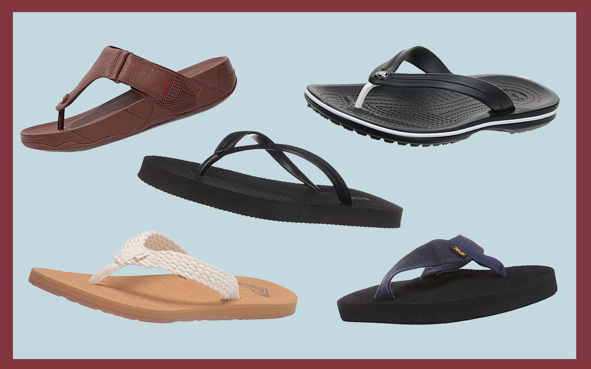 Mens Classic Flip Flops Beach Light Sandals Summer Thong Slippers