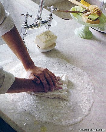 Marble Surface Care Martha Stewart, How To Take Scratches Out Of Marble Table