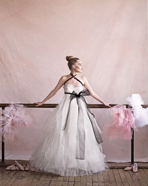 ballerina style wedding dress