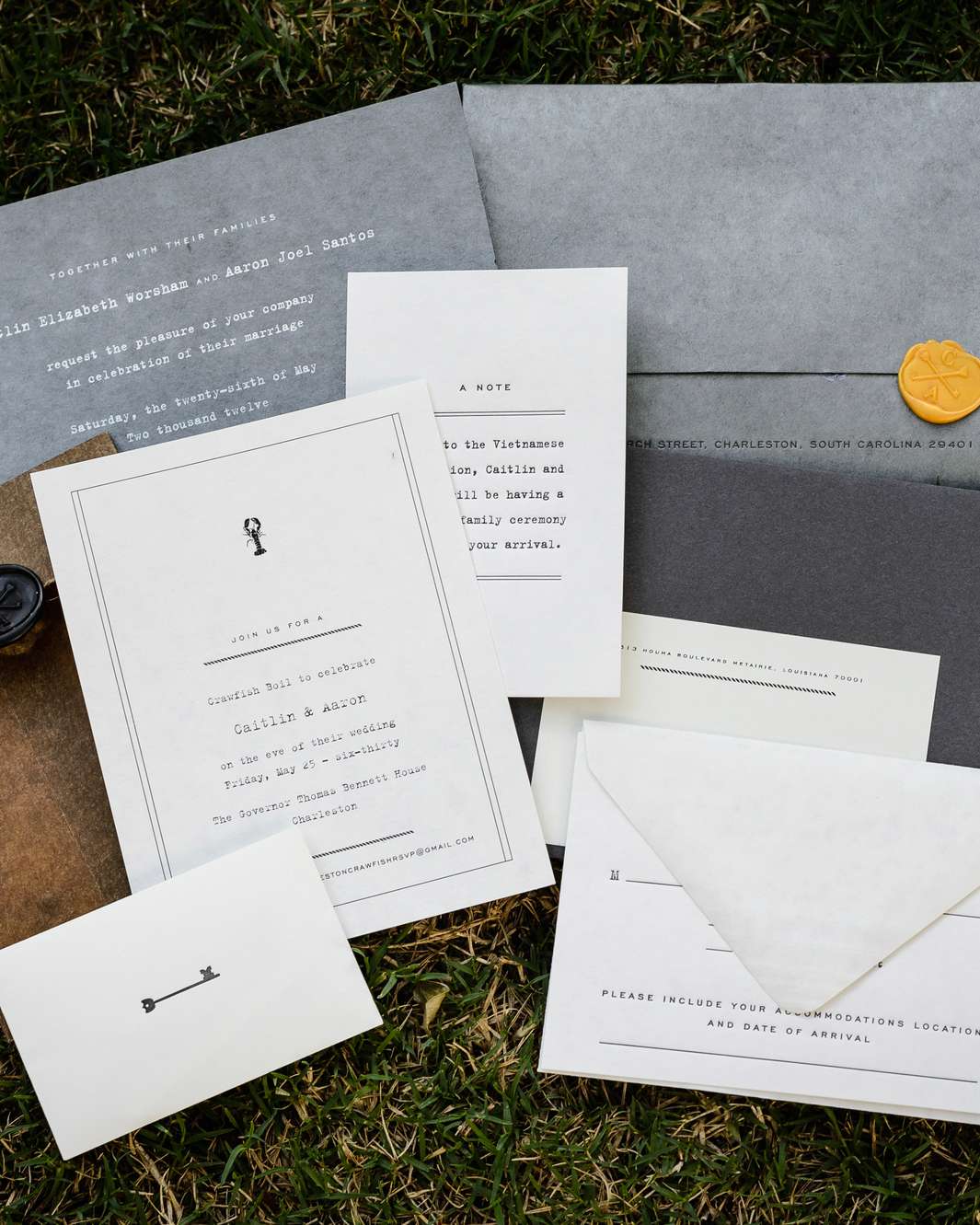 Personalised Luxury Modern Wedding Invitations BLUES & BEIGE MARBLE packs of 10 
