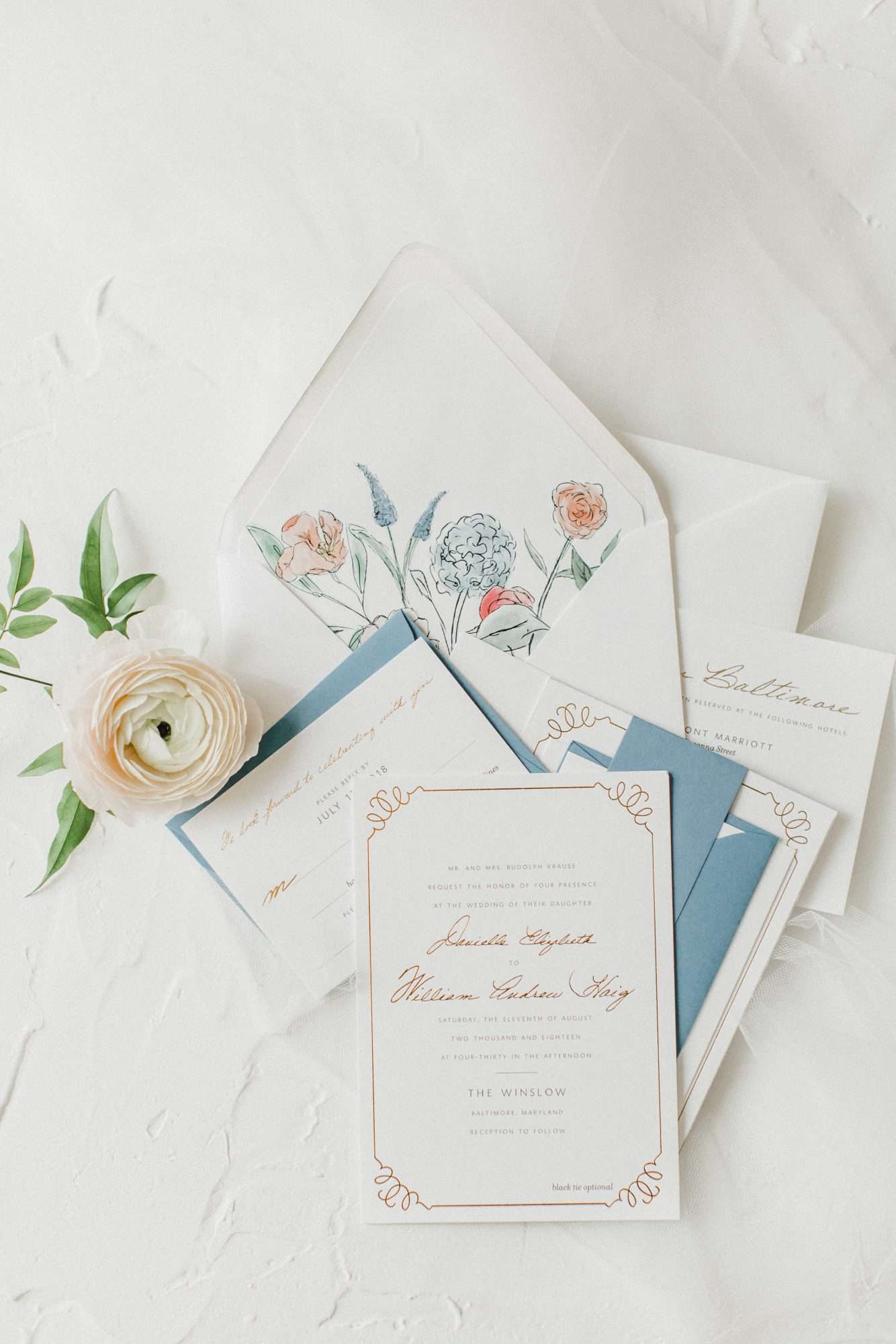 envelope transparent Hot print Wedding attends personalized wedding invitations