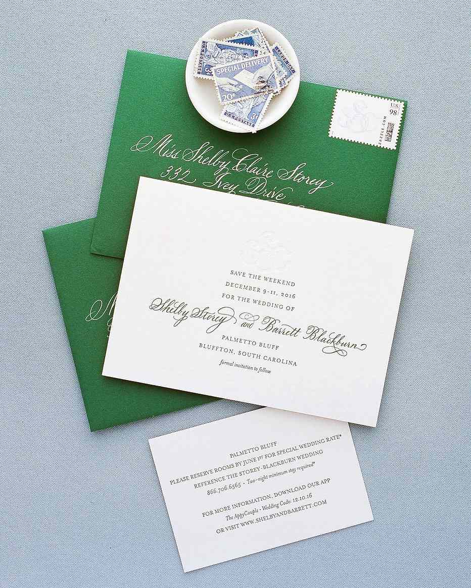 10 Save the Date Cards Wedding Personalised Handmade with Envelopes