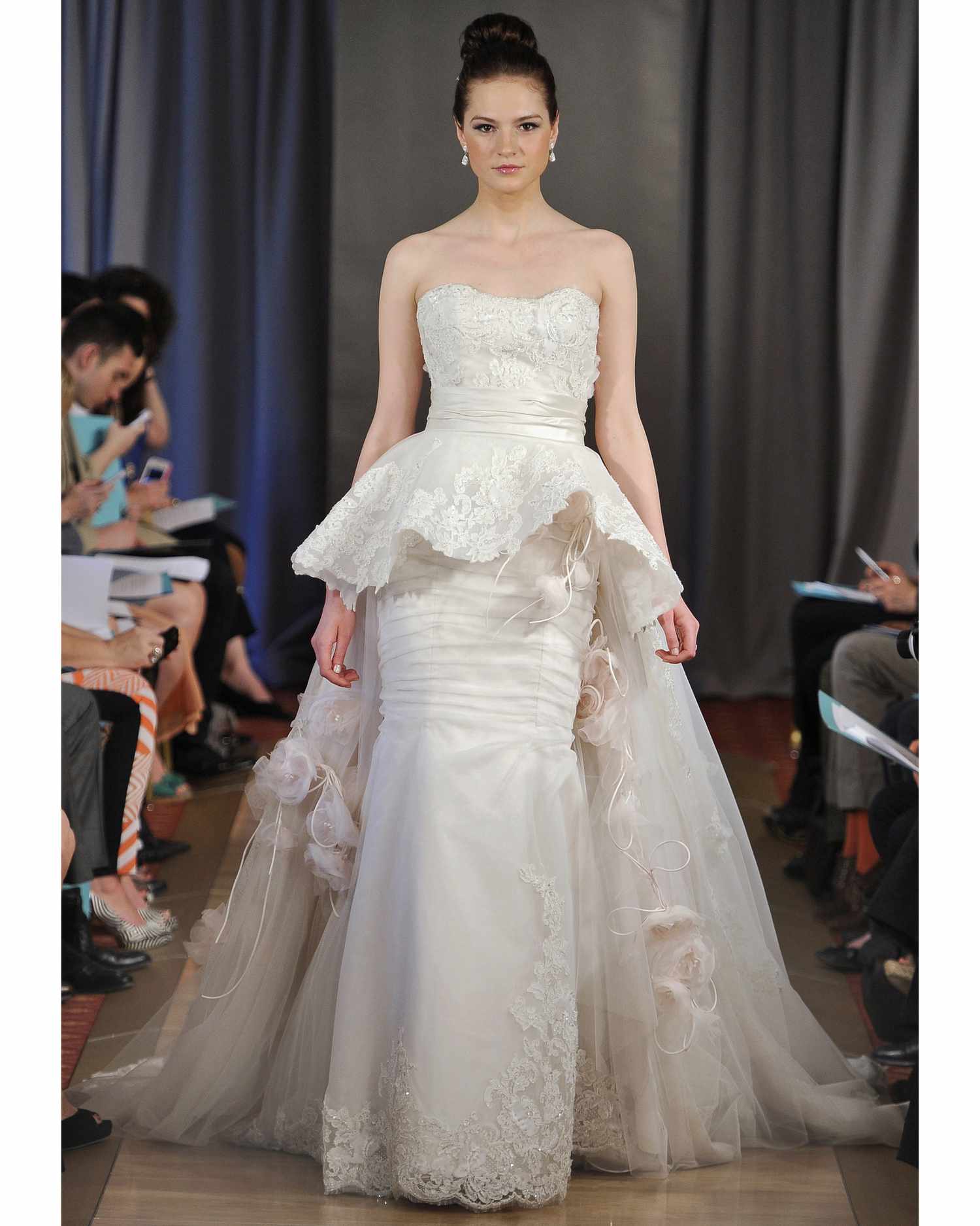 Peplum Wedding Dresses, Spring 8 Bridal Fashion Week   Martha ...