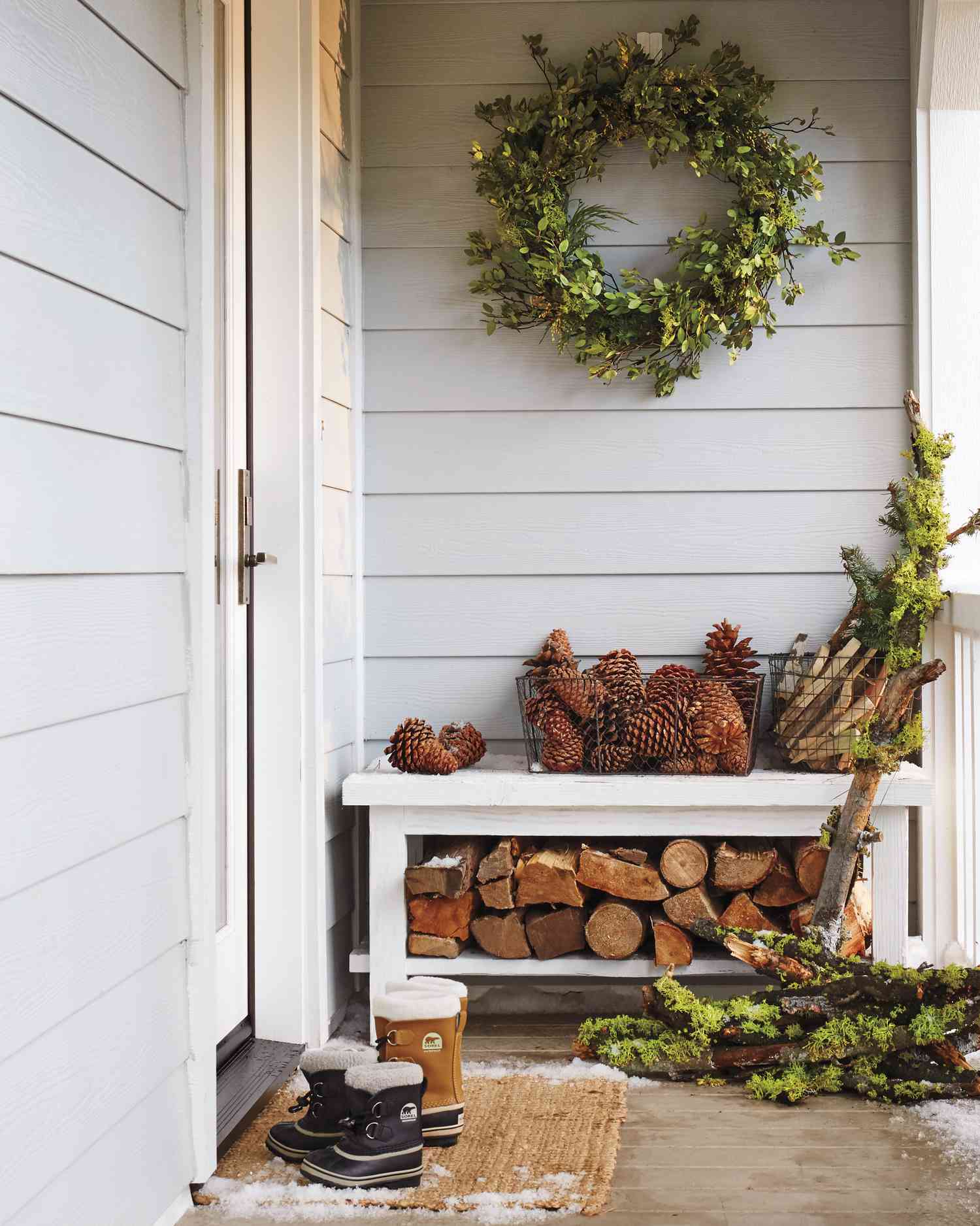 These Cozy Front Porch Ideas Are, Outdoor Porch Decor Winter