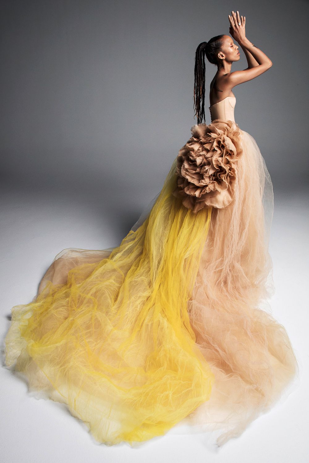 yellow spring dress 2019