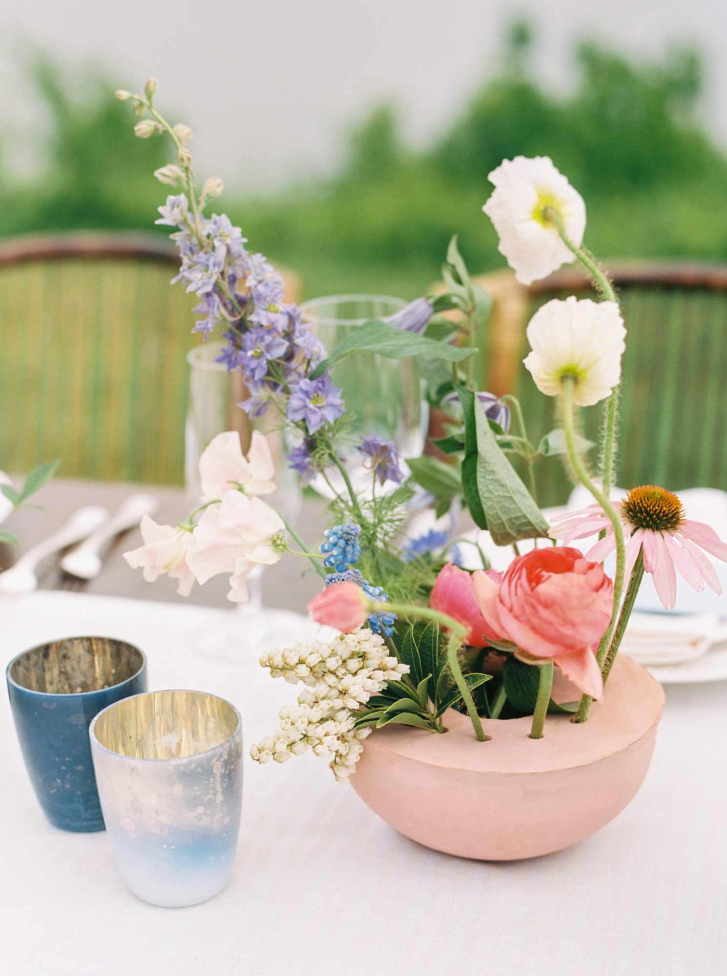 Tall Easter Party or Spring Wedding Centerpiece Tabletop Decoration