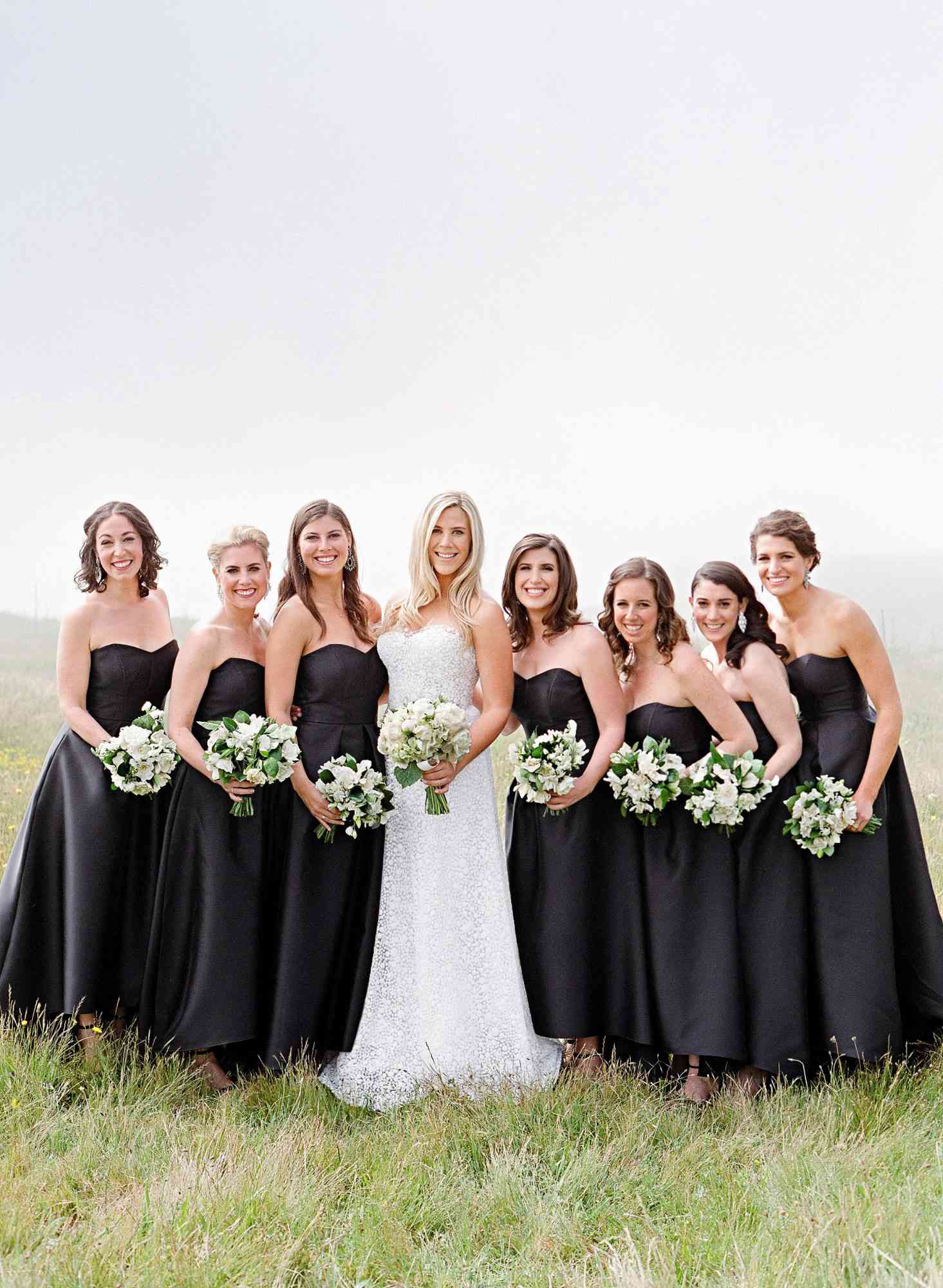 What does the bride do for her bridesmaids