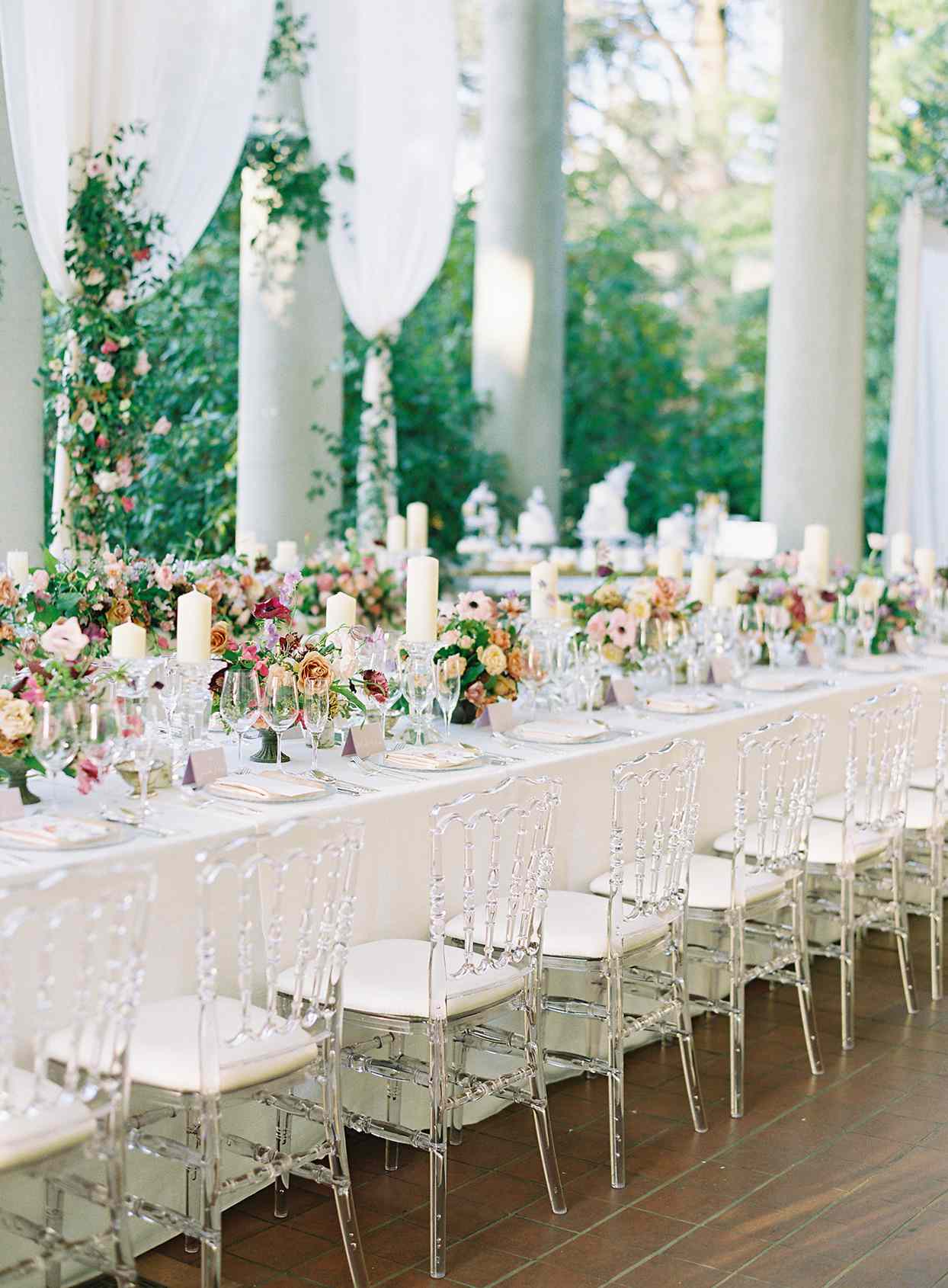 Tables For Your Wedding Reception, How To Set Up Long Tables For Wedding Reception