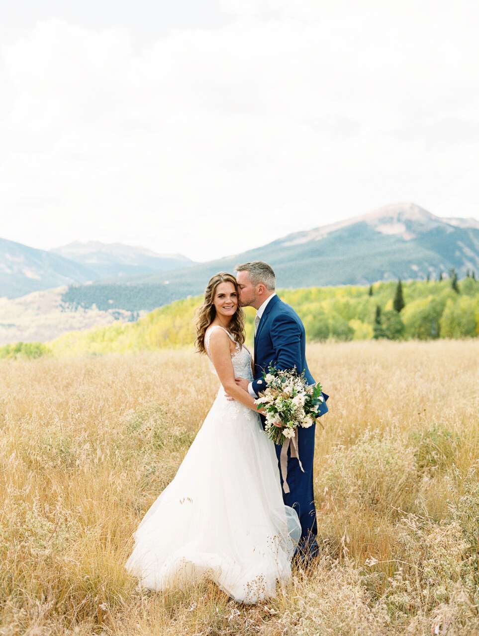 A Woodsy Mountaintop Wedding in Crested Butte, Colorado | Martha Stewart