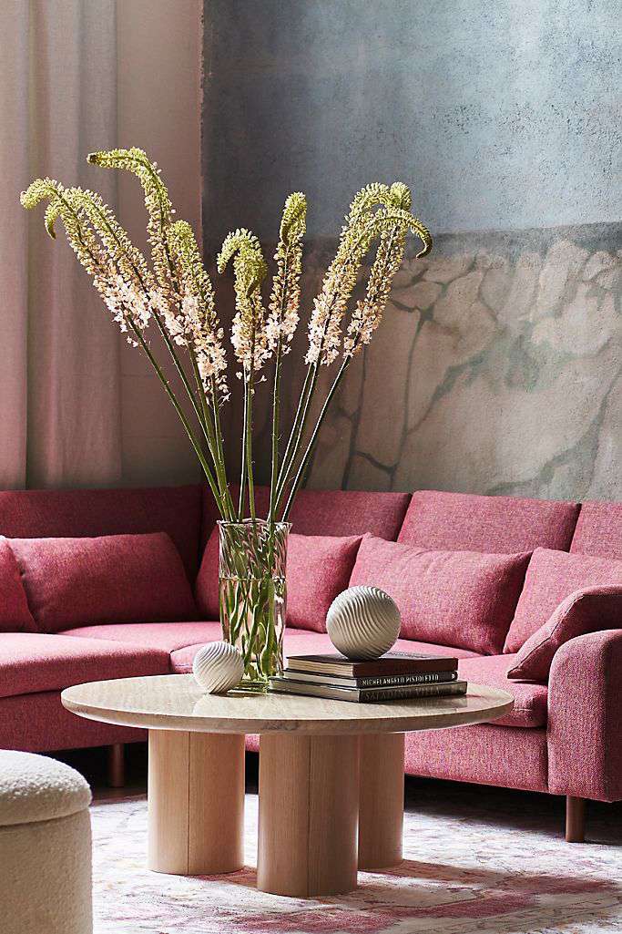 YYLI Ceramic Vase Small Dry Flower Flower Arrangement Modern Living Room Decoration Home Decoration Color : Pink 