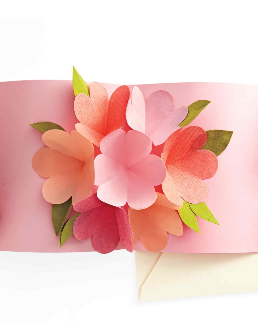 How To Make A Pop Up Card For Mother S Day Martha Stewart