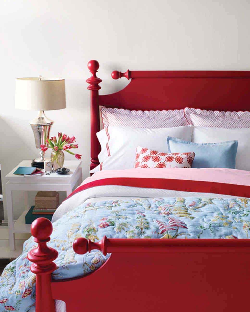 How To Paint A Bed Frame Martha Stewart, Can You Spray Paint Fabric Headboard