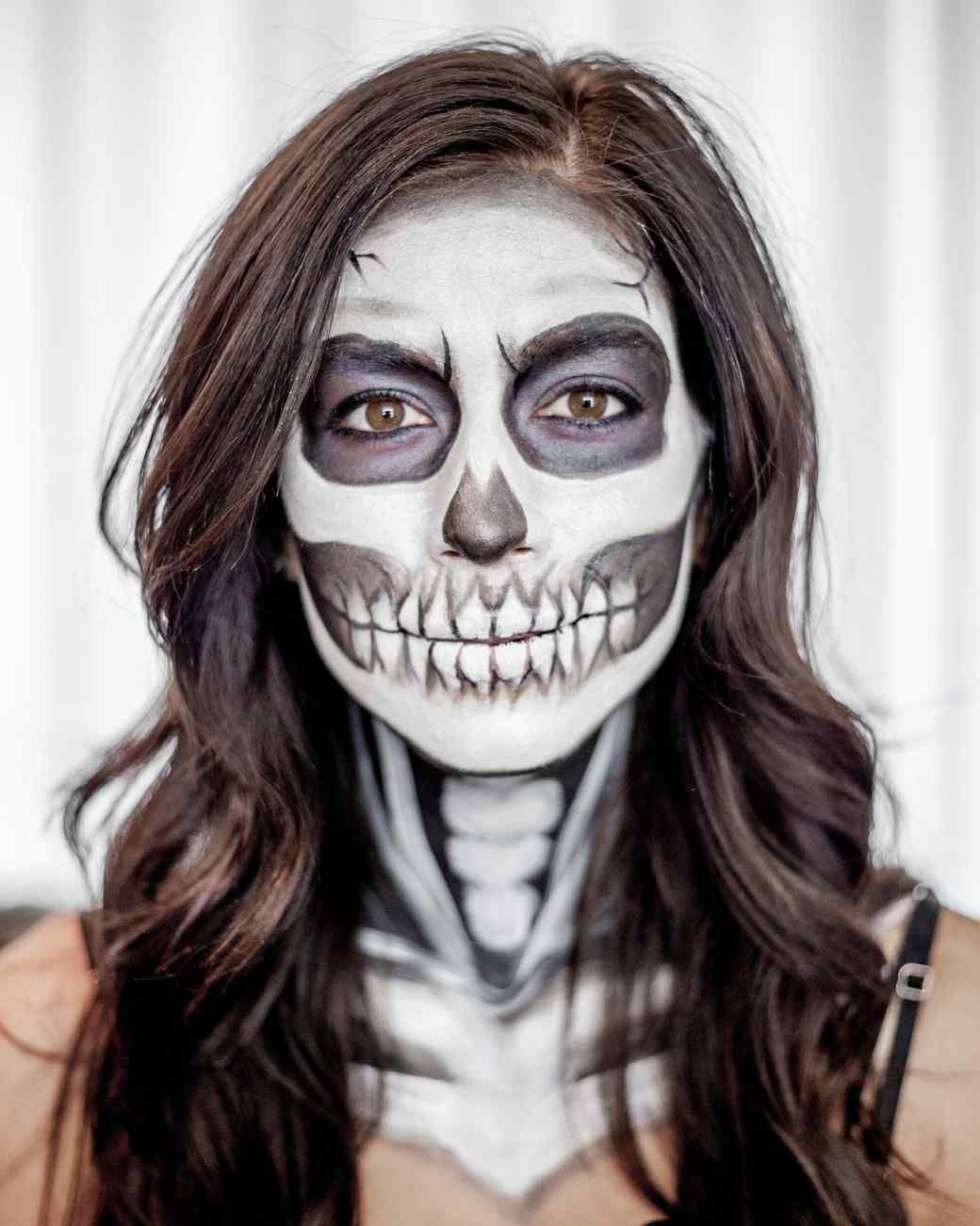 Skeleton Makeup  Martha Stewart