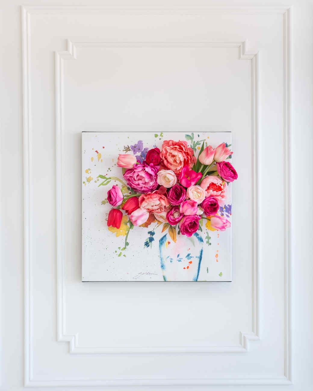 12-D Floral Canvas Wall Art  Martha Stewart