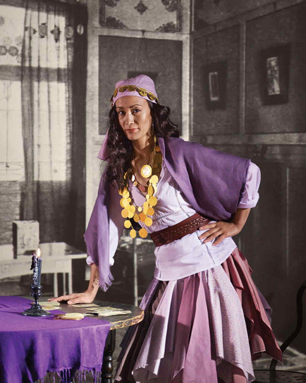 Fortune Teller Costume Martha Stewart - Diy Plus Size Gypsy Costume