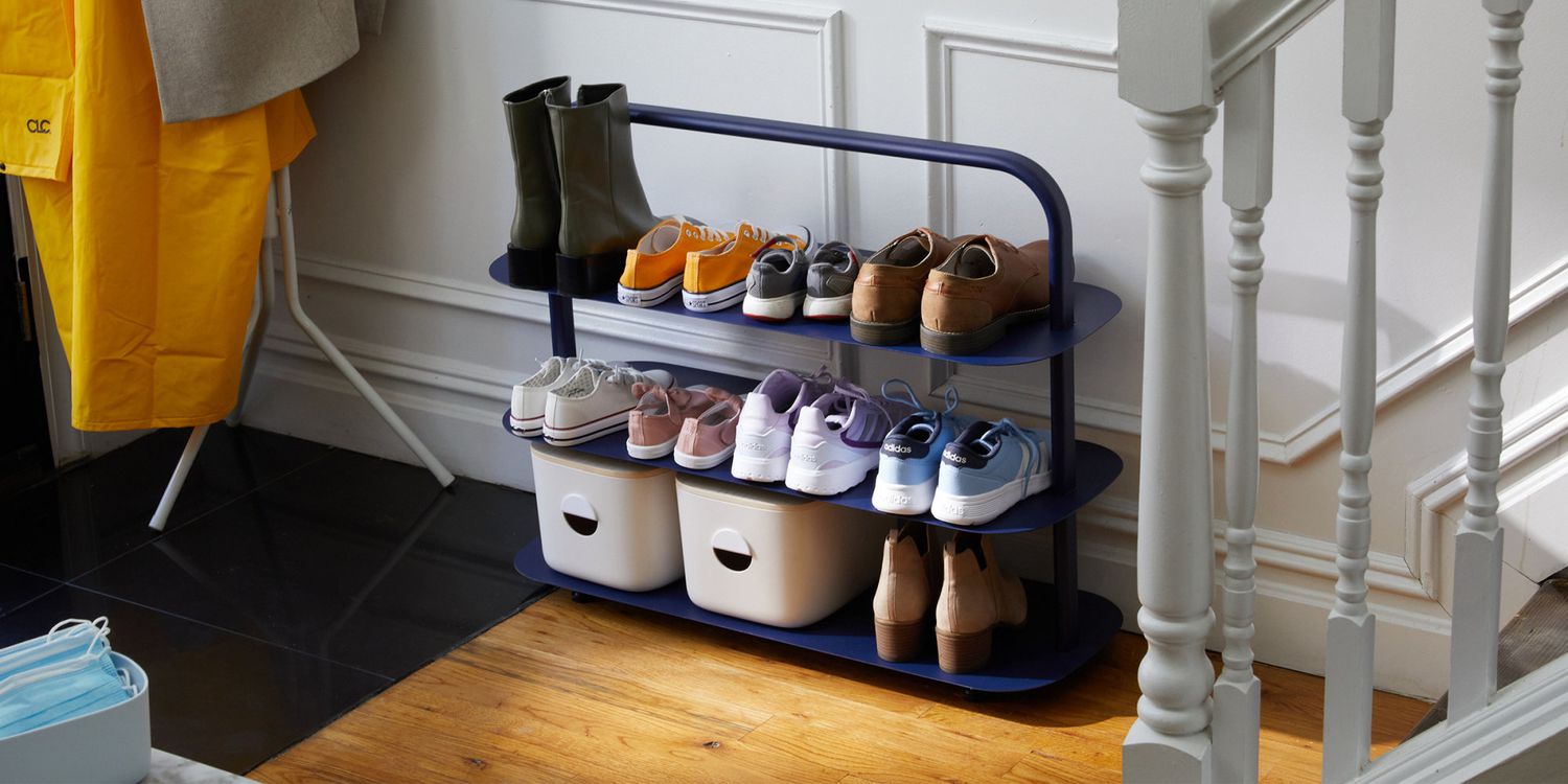 Horseshoe Boot Rack 4 pairs Home & Living Storage & Organisation Shoe Storage 
