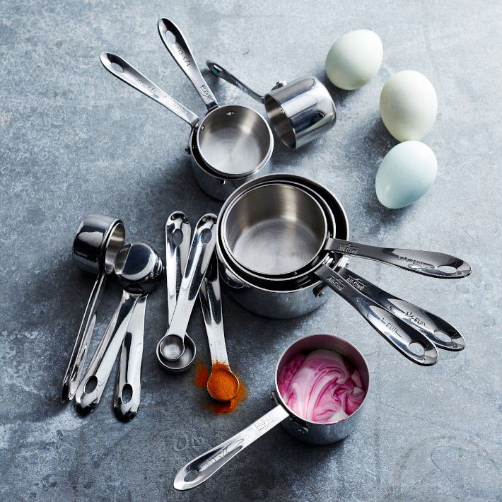 Details about   Martha Stewart Collection Set of 4  Stainless Steel Measuring Spoons 