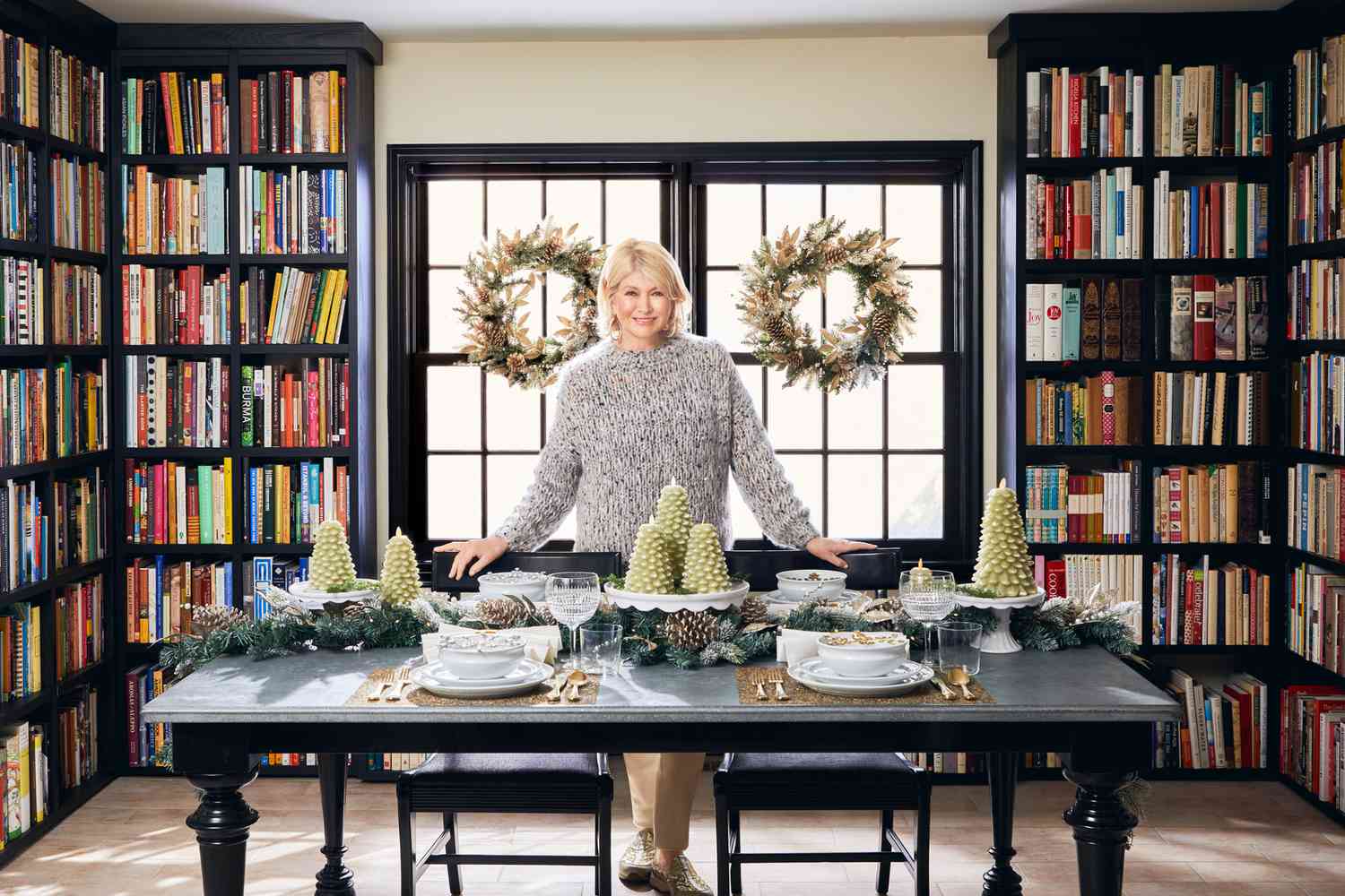 Martha Stewart Christmas Collection Dip Mix Set Vintage Holiday Bowl & Spreader 