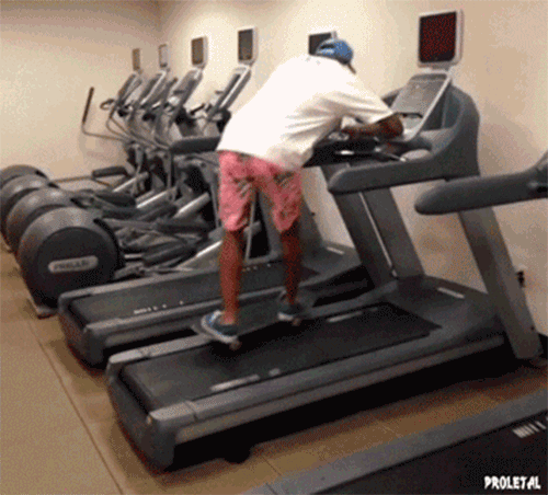Funny GIFs: The Stages of Doing a Long Run on a Treadmill | Shape