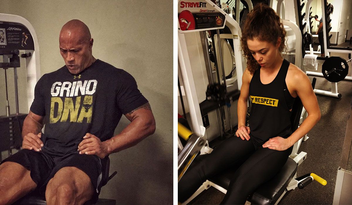 the rock's workout gear