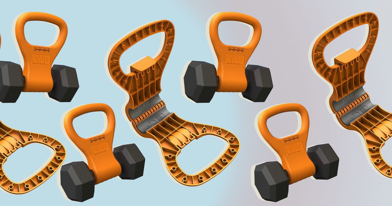 Portable Kettlebell Grip Adjustable Weight Travel Workout Equipment Gear
