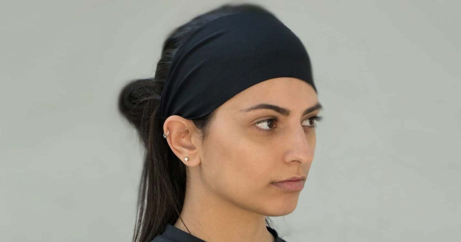Women headband yoga headbandBifold headband