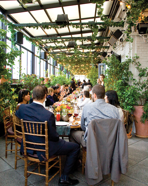 A Romantic Brown Restaurant Wedding In New York City