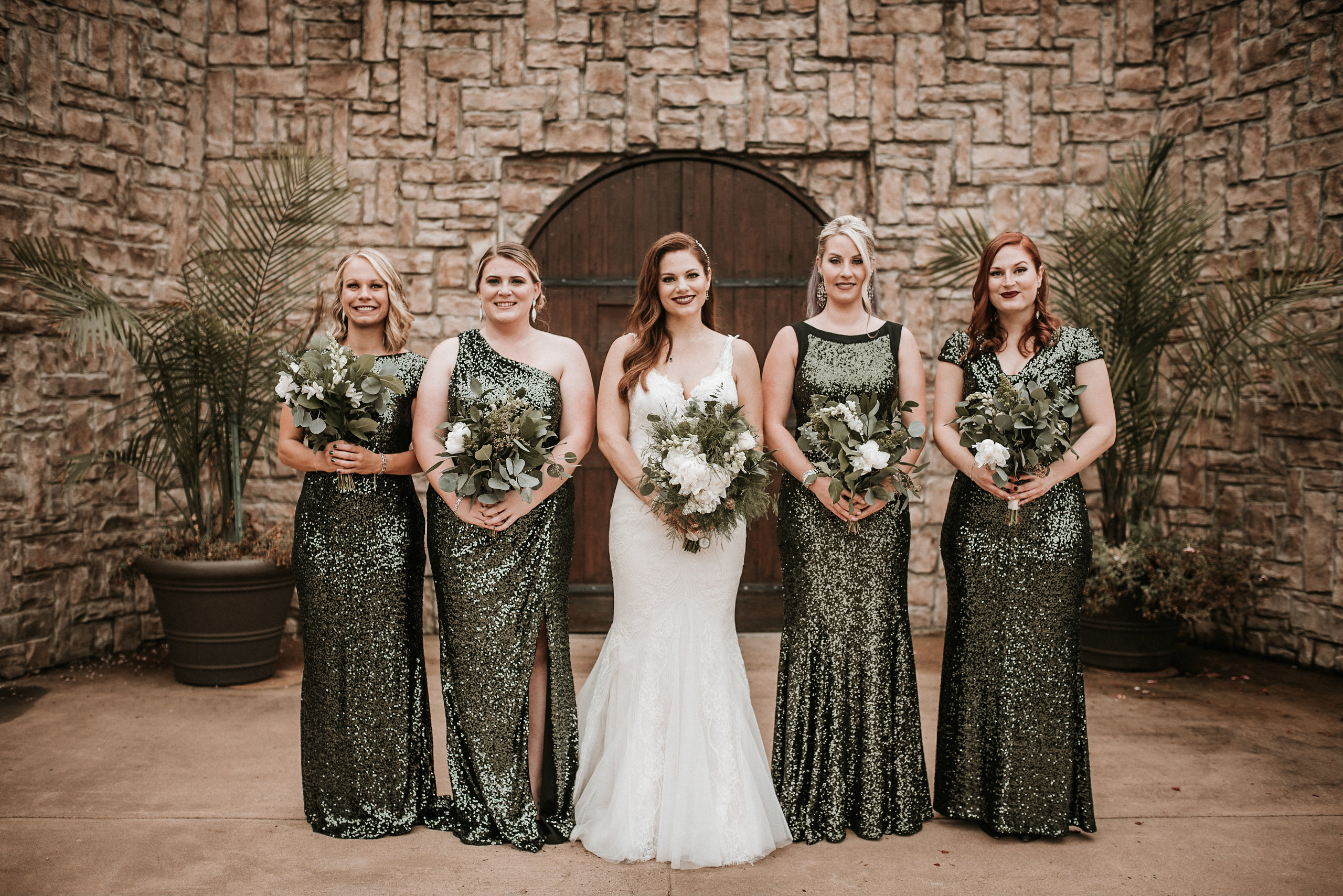 navy glitter bridesmaid dresses